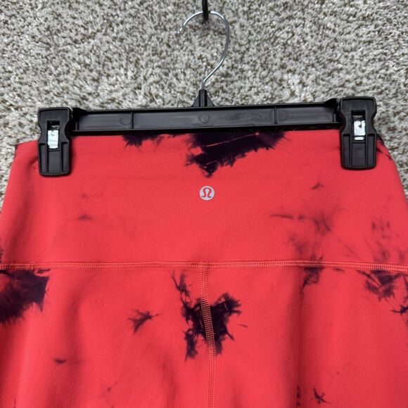 Lululemon Wunder Train High Rise Crop Leggings Women's 10 Lot Of 2 Crackle Glaze - Picture 8 of 16